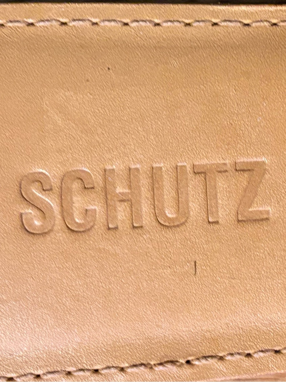 SCHUTZ Braided Yellow Leather Toe-Post Sandal - Picture 9 of 11